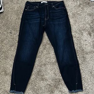 Women’s KanCan Skinny Jeans with Rough Hem